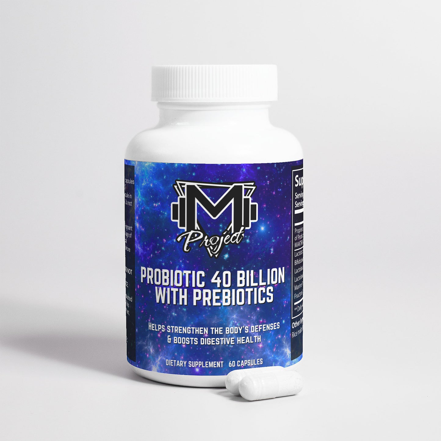 Probiotic 40 Billion w/ Prebiotics by Project M