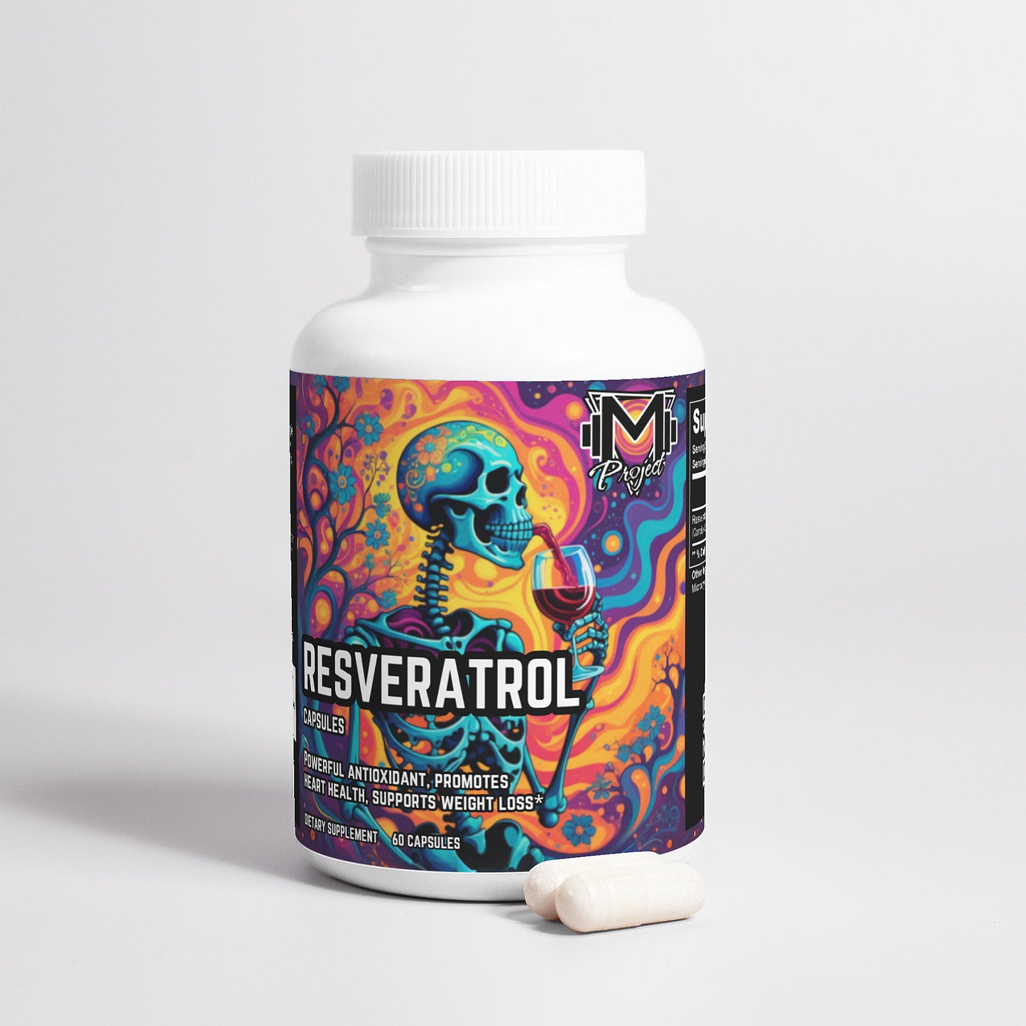 Resveratrol 50% 600mg by Project M