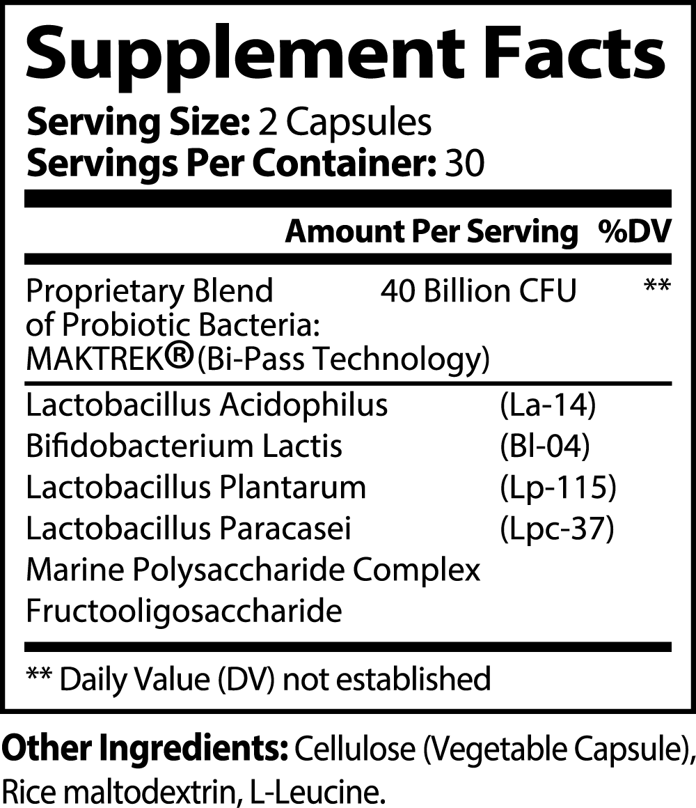 Probiotic 40 Billion w/ Prebiotics by Project M