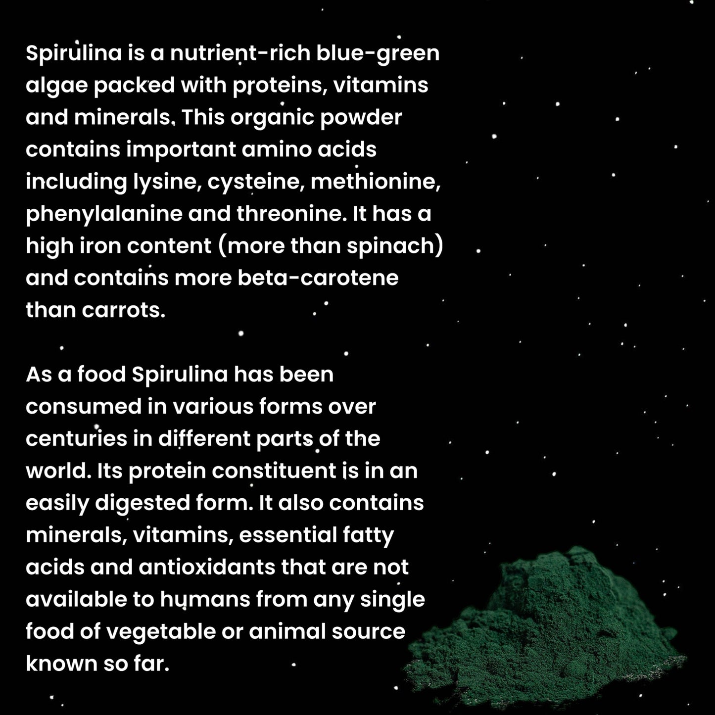 Organic Spirulina Powder by Project M