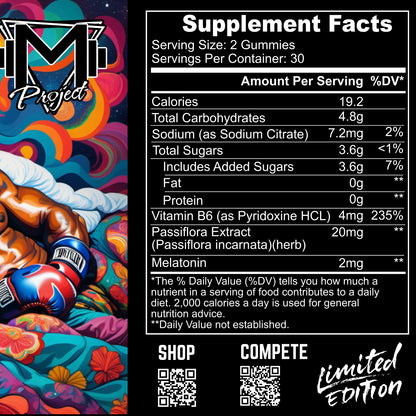 Sleepy Melatonin Gummies by Project M (Sleepy Boxer Edition)