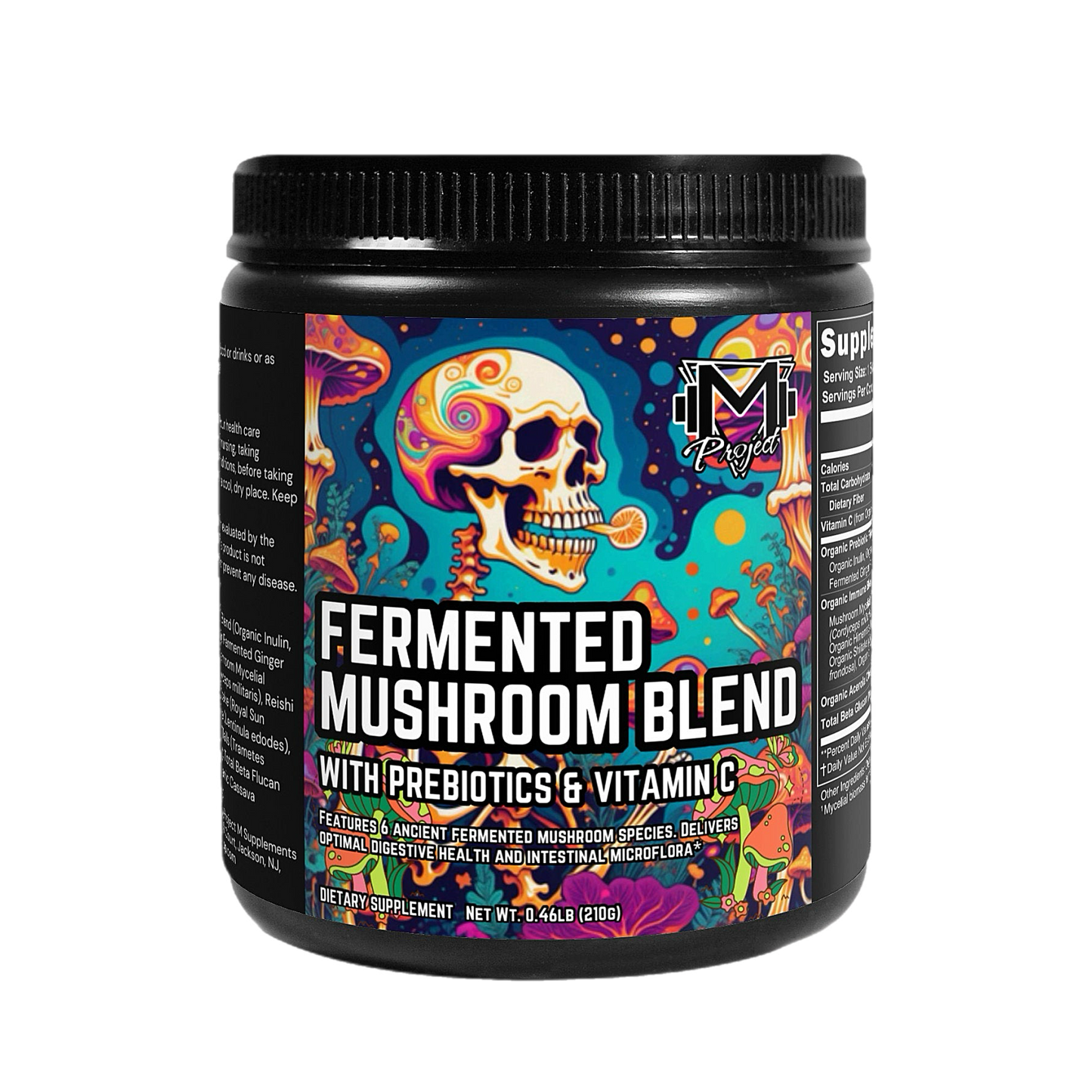 Fermented Mushroom Blend w/ Prebiotics & Vitamin C by Project M