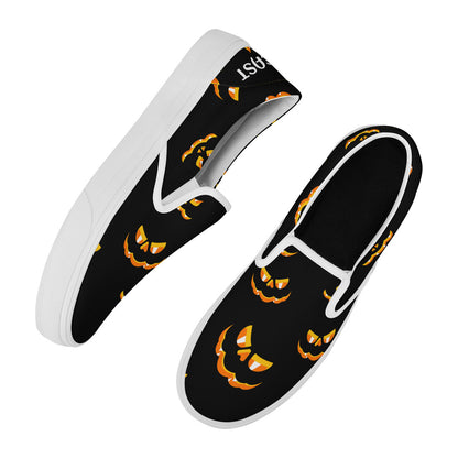 Spooky Pumpkin Mass Cast Slip On Shoes