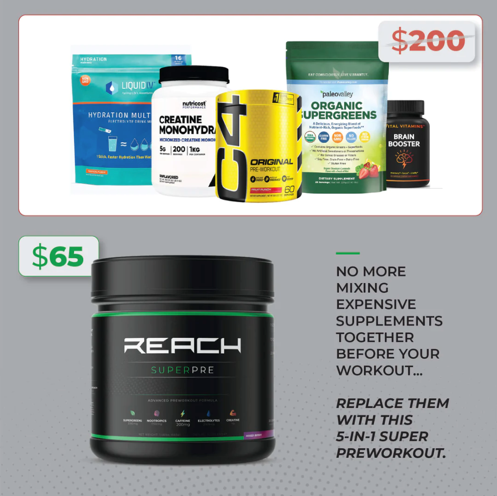 Reach 5-in-1 "Super" Pre-Workout