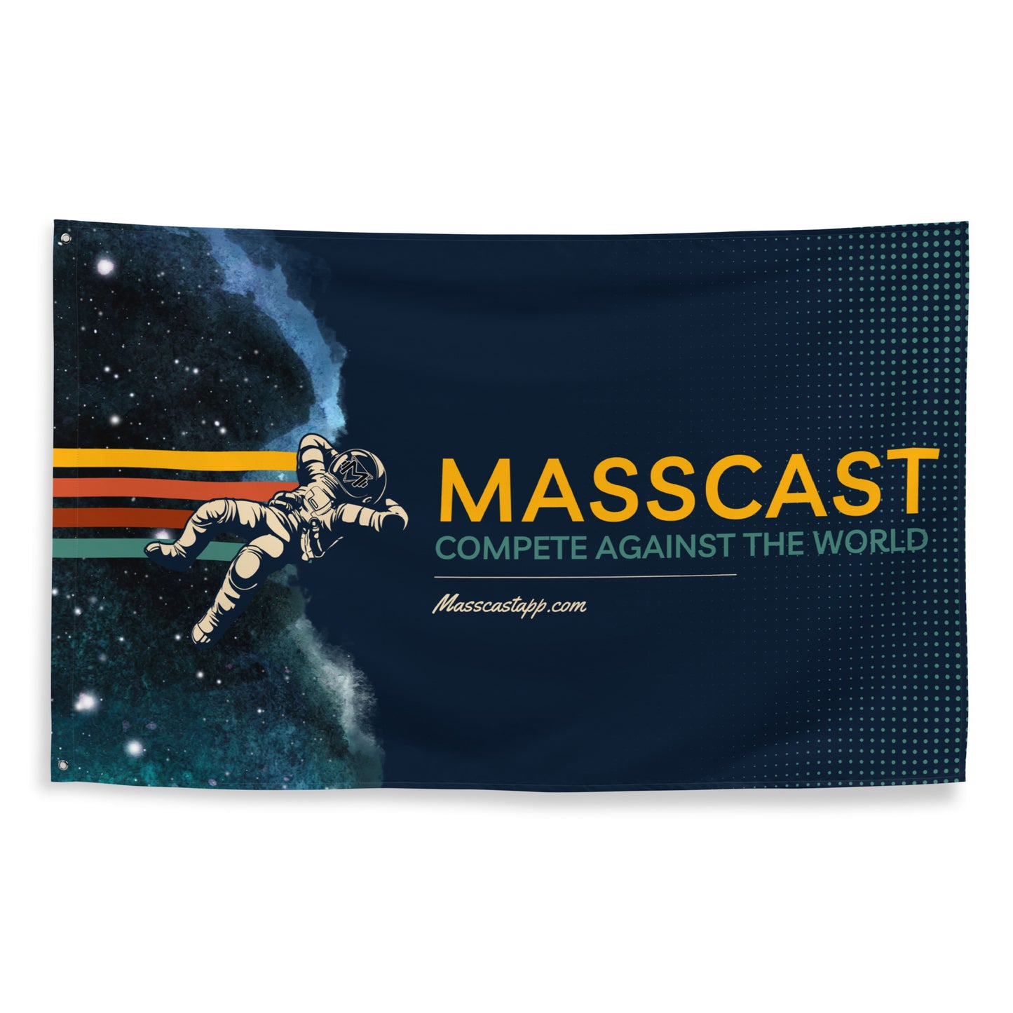 Mass Cast Retro Flag