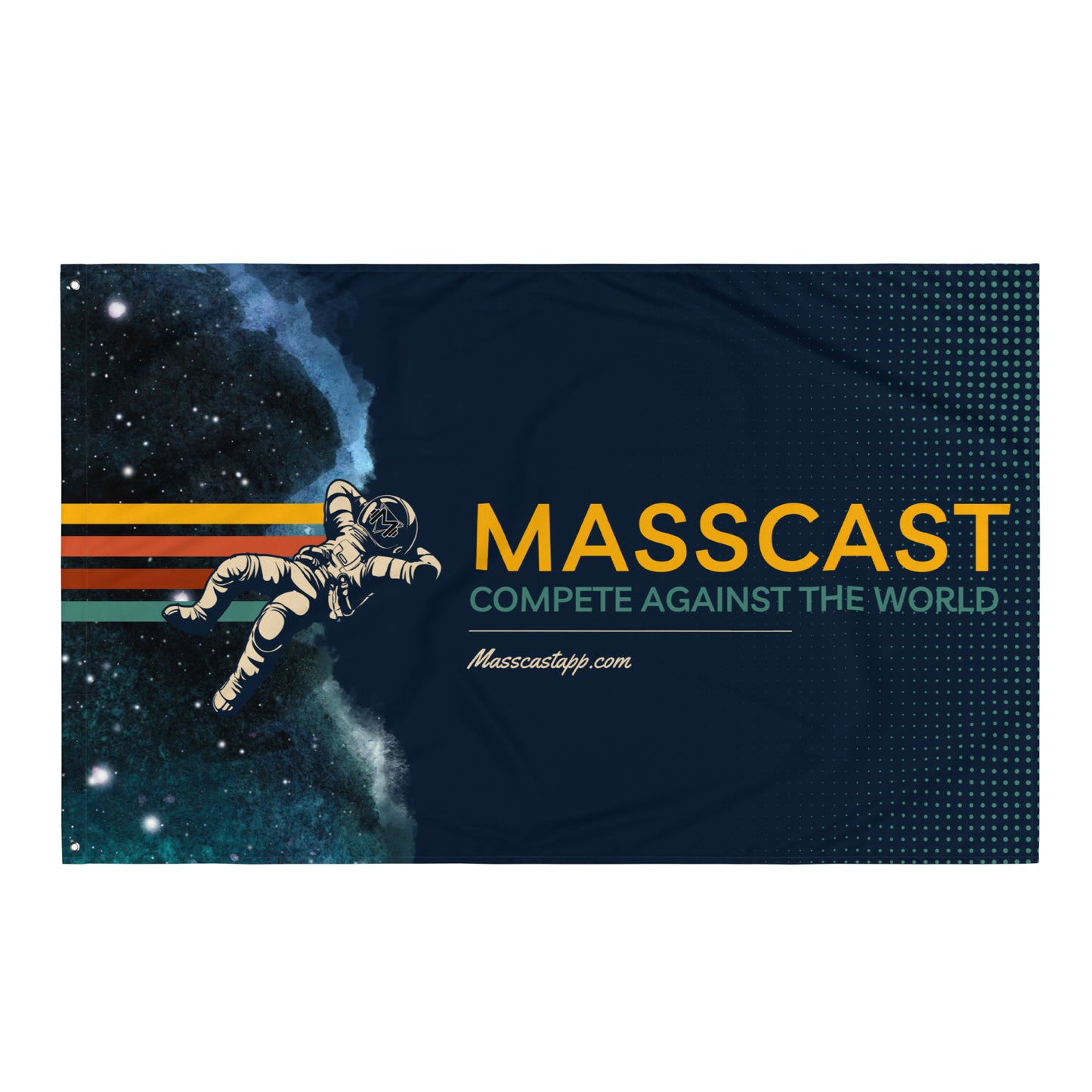 Mass Cast Retro Flag