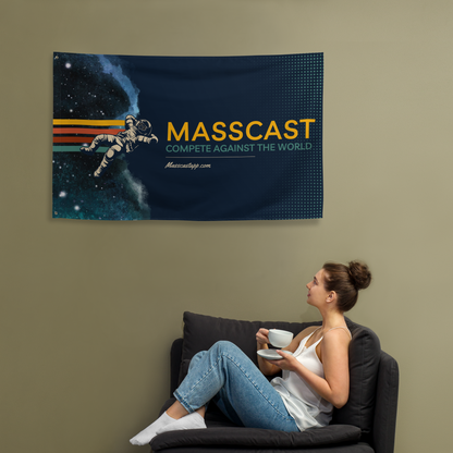 Mass Cast Retro Flag