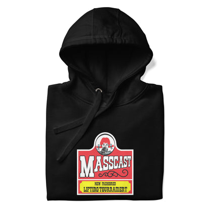 New Fashioned Lifting Tourney Soft Style Hoodie by Mass Cast