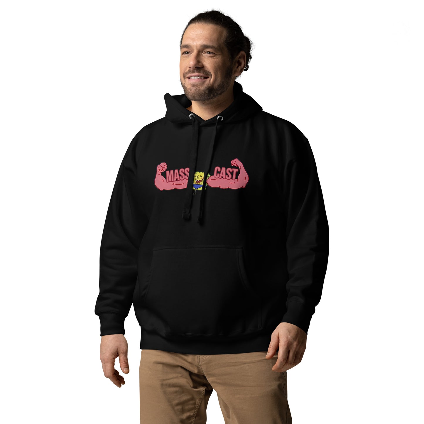 Muscle Bob Soft Style Hoodie by Mass Cast