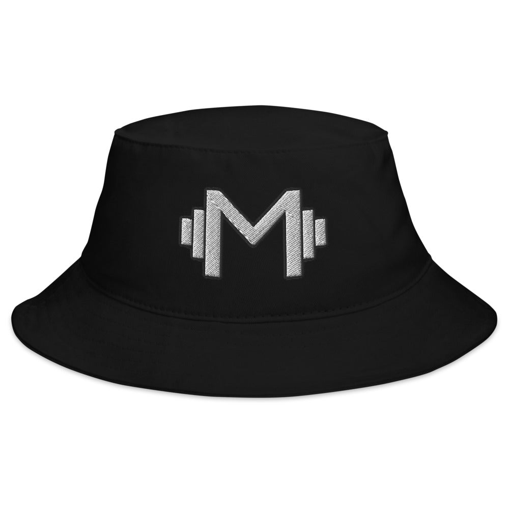 Classic M Solid White Mass Cast Bucket Hat