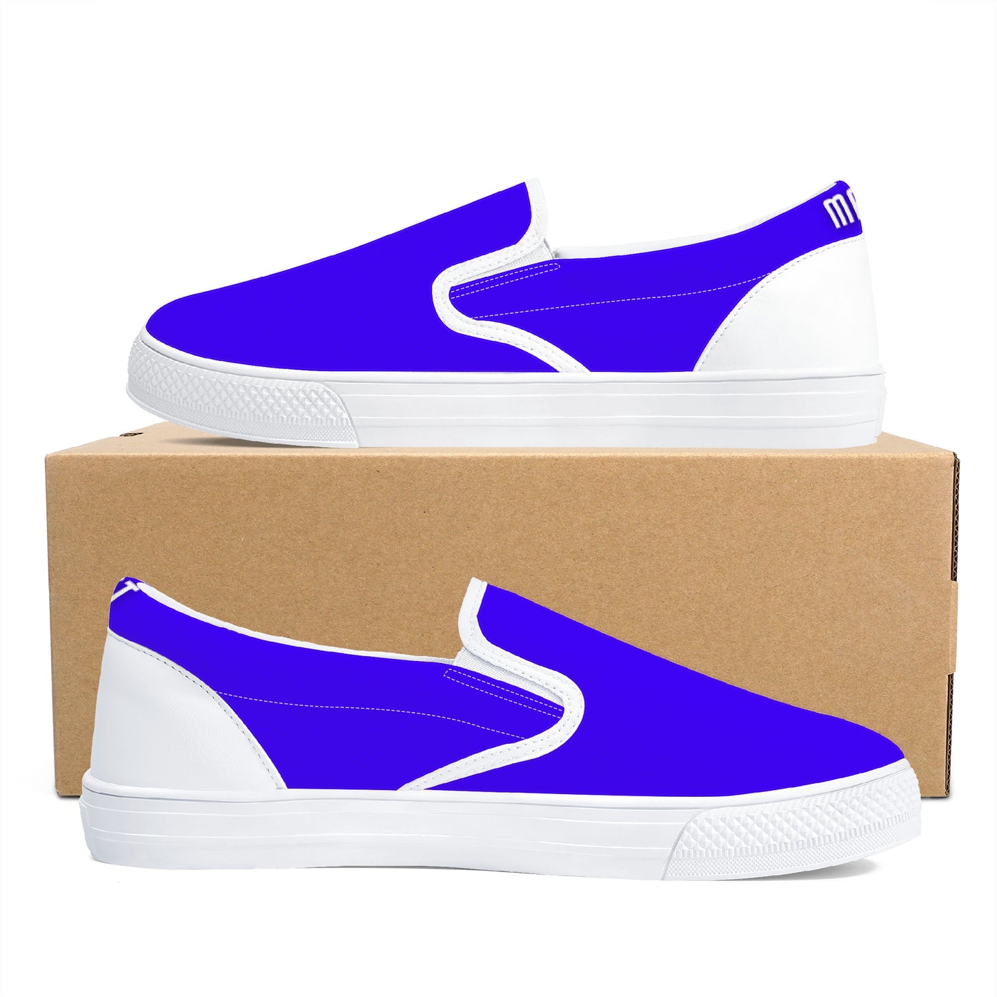 Indigo Slip On Shoes by Mass Cast